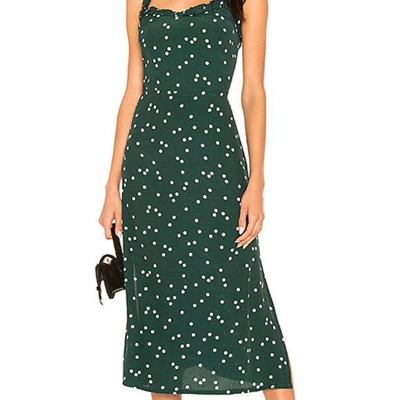 faithfull gizele midi dress